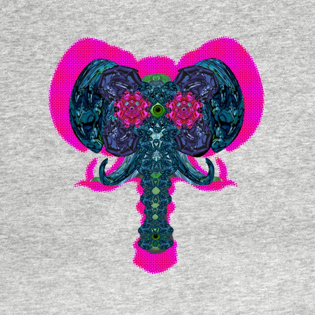 Pinkish Elephant by Zenferren